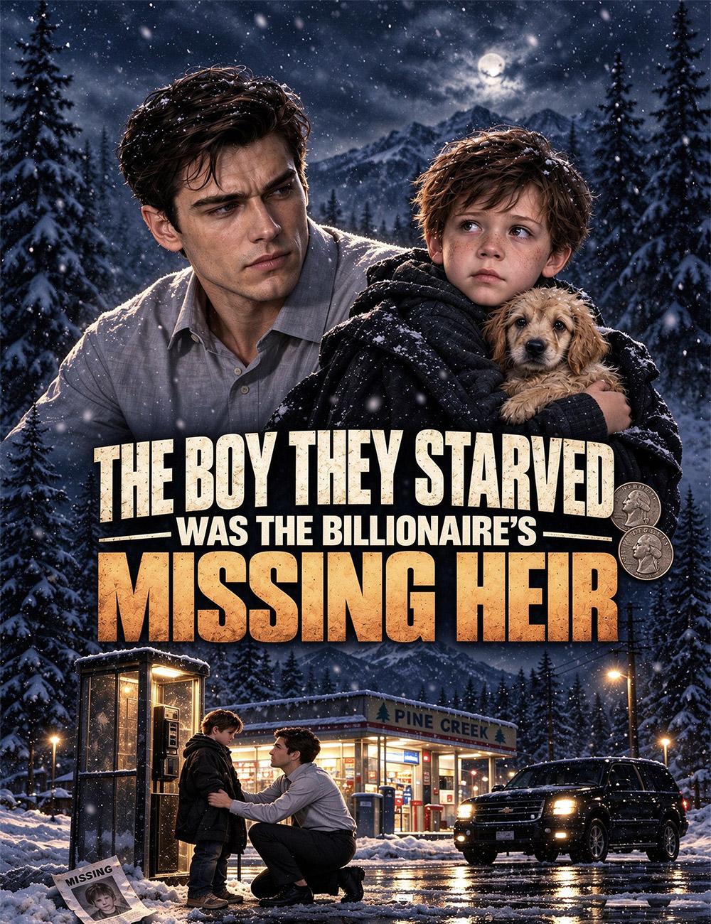 The Boy They Starved Was the Billionaire's Missing Heir