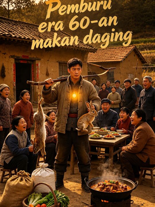Pemburu era 60-an makan daging