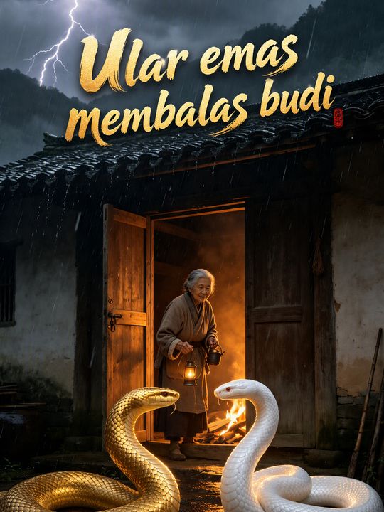 Ular emas membalas budi