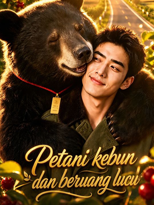 Petani kebun dan beruang lucu