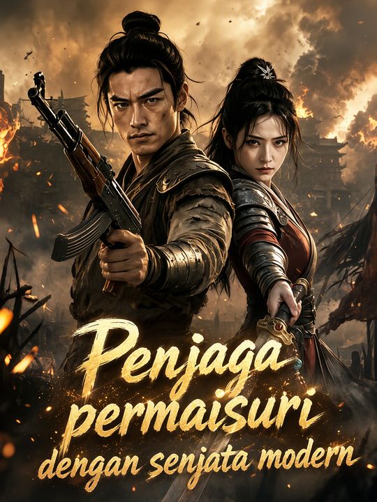 Penjaga permaisuri dengan senjata modern