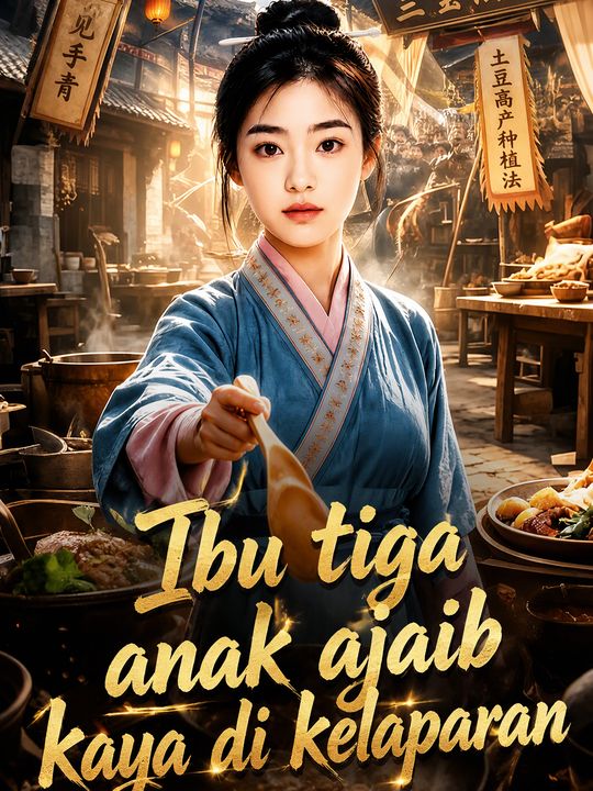 Ibu tiga anak ajaib kaya di kelaparan