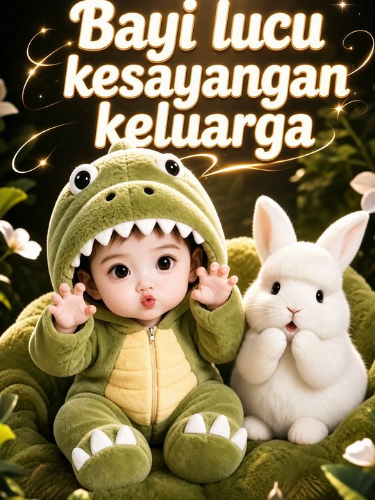 Bayi lucu kesayangan keluarga