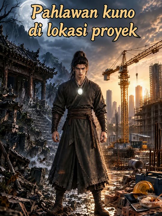 Pahlawan kuno di lokasi proyek
