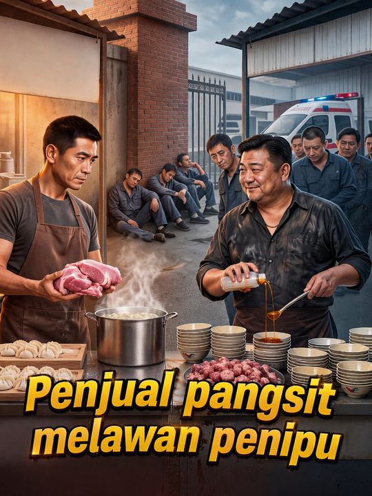 Penjual pangsit melawan penipu