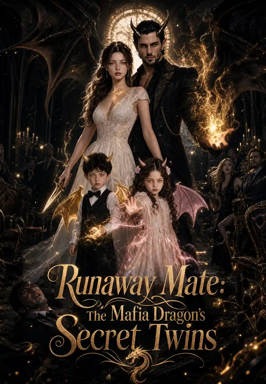 Runaway Mate: The Mafia Dragon's Secret Twins