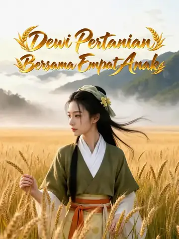 Dewi Pertanian Bersama Empat Anak