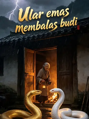 Ular emas membalas budi