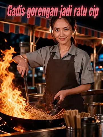 Gadis gorengan jadi ratu cip