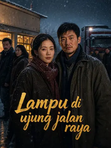 Lampu di ujung jalan raya