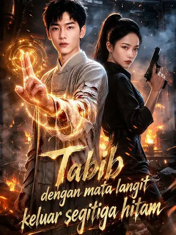 Tabib dengan mata langit keluar segitiga hitam