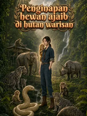 Penginapan hewan ajaib di hutan warisan