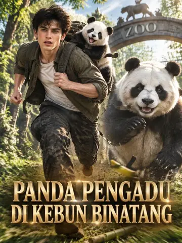 Panda pengadu di kebun binatang