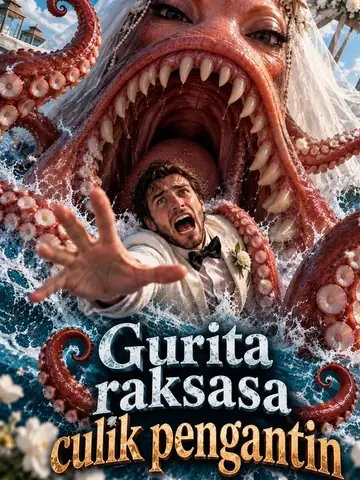 Gurita raksasa culik pengantin