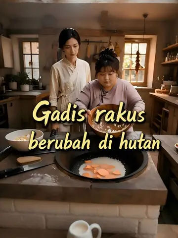 Gadis rakus berubah di hutan