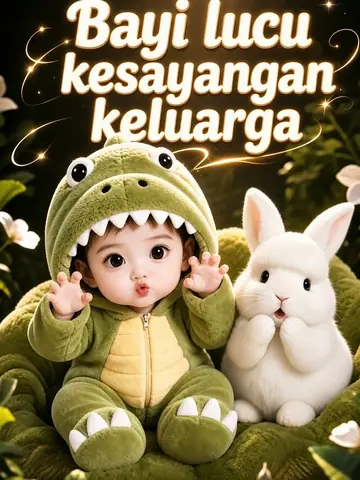 Bayi lucu kesayangan keluarga