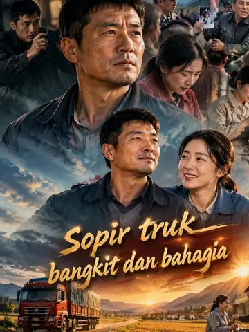 Sopir truk bangkit dan bahagia