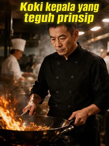 Koki kepala yang teguh prinsip